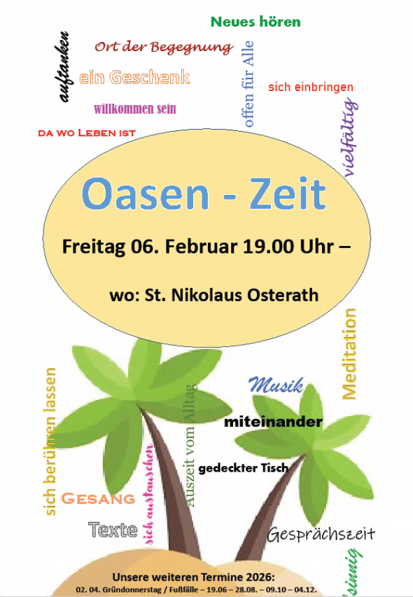 Oasen Zeit 06.02.26 (c) Ulrich Faupel