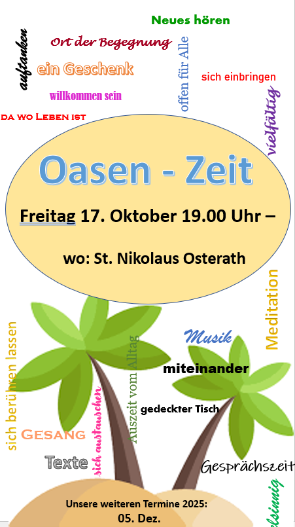 Oasen Zeit 10.25 (c) U.Faupel