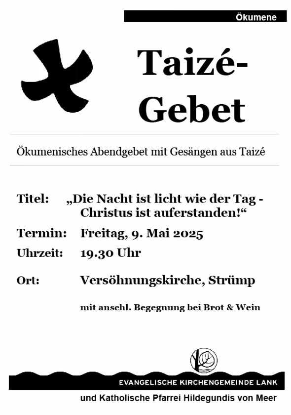 Taizé Gebet 09.05.25 (c) U. Kocken