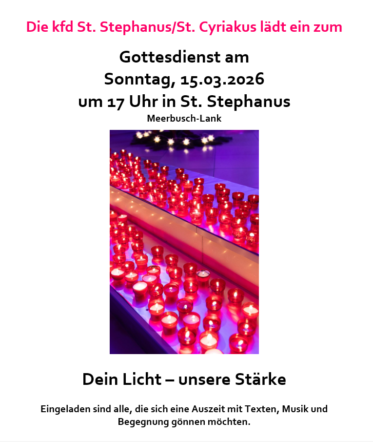 kfd 2026 (c) kfd St. Stephanus und St. Cyriakus
